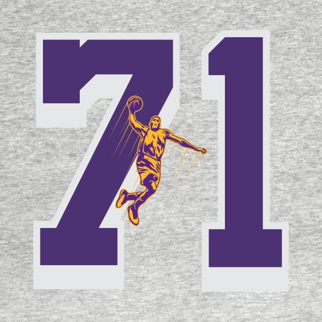 lakers number 21 by Basketball-Number